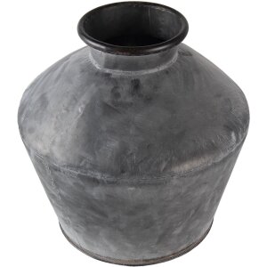 Jarrón decorativo gris Ø 39x38 cm 6Y4291