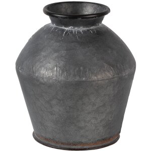Jarrón decorativo gris Ø 39x38 cm 6Y4292