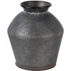 Jarrón decorativo gris Ø 39x38 cm 6Y4292