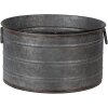 Decoración Jardinera (set de 3) gris Ø 51x30 - Ø 46x26 - Ø 41x23 cm 6Y4293