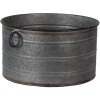 Decoración Jardinera (set de 3) gris Ø 51x30 - Ø 46x26 - Ø 41x23 cm 6Y4293