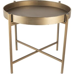 Clayre & Eef 6Y4298 Mesa Auxiliar Ø 52x40 cm...