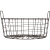Cesta negra Ø 36x19 cm 6Y4304