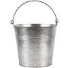 Cubo decoración gris Ø 18x16-26 cm 6Y4313