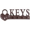 Clayre & Eef 6Y4321 Teclado 26x3x10 cm Marrón Teclas
