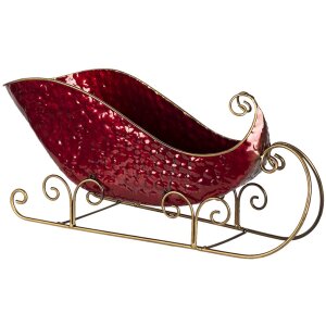 Decoración Trineo rojo 36x18x22 cm 6Y4442