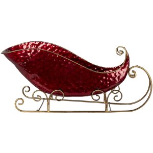 Decoración Trineo rojo 36x18x22 cm 6Y4442