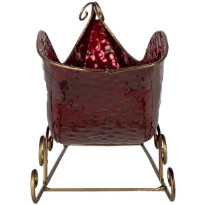 Decoración Trineo rojo 36x18x22 cm 6Y4442