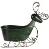 Decoración Trineo verde 34x17x37 cm 6Y4444