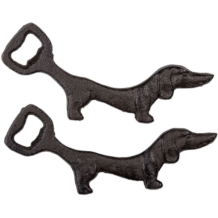 Abrebotellas Perro marrón 17x8 cm 6Y4567