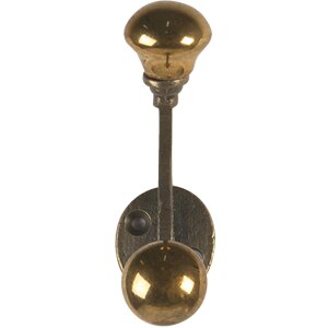 Gancho de pared dorado 3x5x9 cm 6Y4586GO