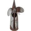 Clayre & Eef 6Y4601 Accesorios para el hogar Regadera 40x15x30 cm Gris Metal Ratón