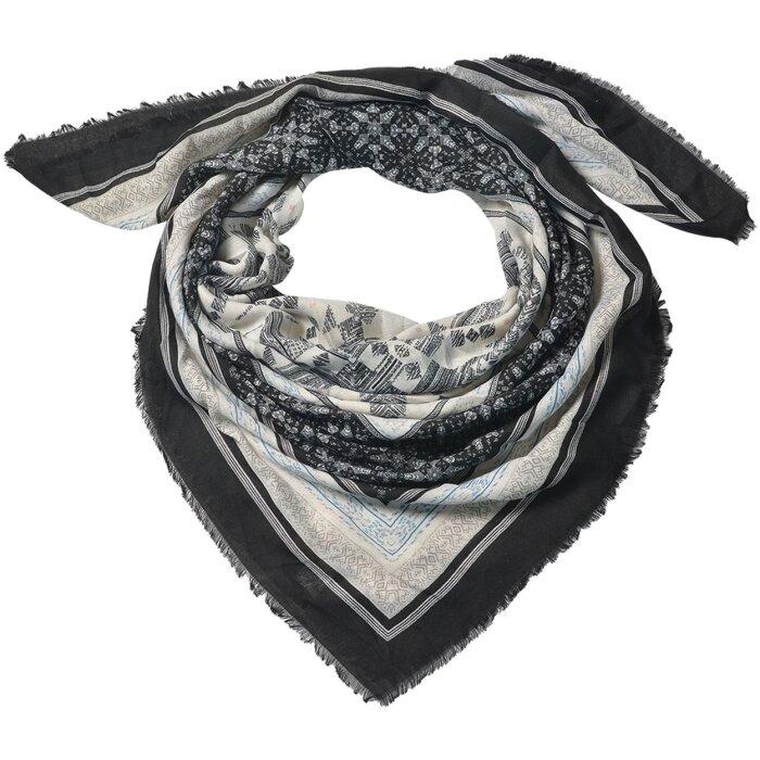 Bufanda negra 140x140 cm JZSC0546Z