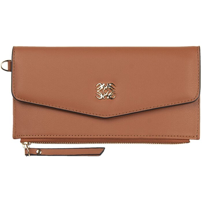 Cartera marrón 20x10 cm JZWA0119CH