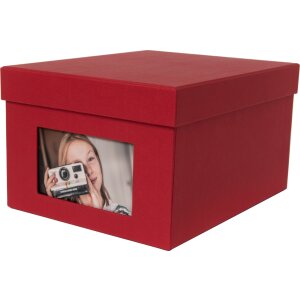 HNFD XL Photo Box Kandra 700 fotos 13x18 cm rojo