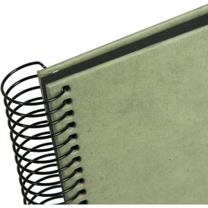 Goldbuch álbum espiral cáñamo papelería Verde humo 24x17 cm 40 páginas negro