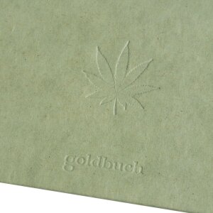Goldbuch álbum espiral cáñamo papelería Verde humo 24x17 cm 40 páginas negro