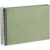 Goldbuch álbum espiral cáñamo papelería Verde humo 24x17 cm 40 páginas negro