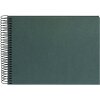 Goldbuch Álbum de espiral Hemp Papeterie Verde medianoche 24x17 cm 40 páginas negras