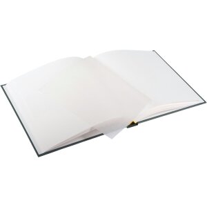 Goldbuch Álbum de Fotos Cáñamo Papelería Verde Medianoche 30x31 cm 60 páginas blancas
