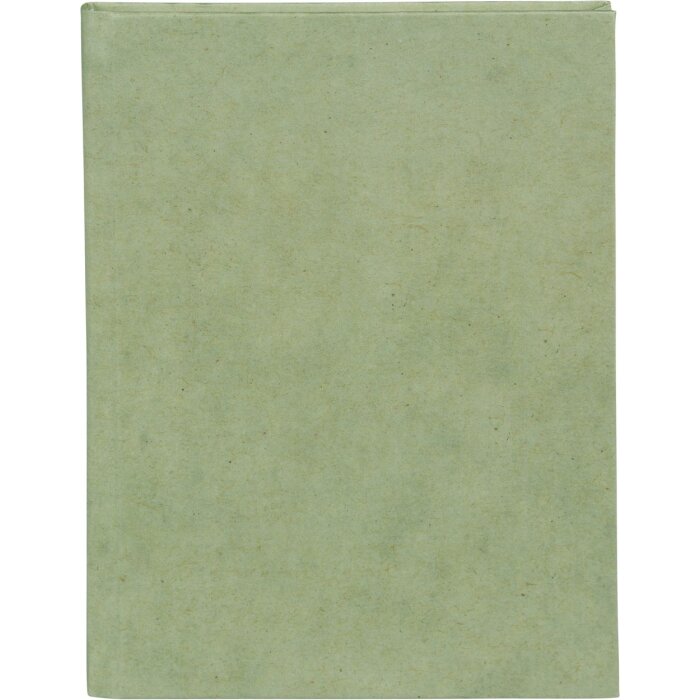 Cuaderno de papelería de cáñamo Verde humo 15x22 cm