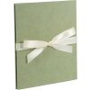 Goldbuch Leporello Papel de carta de cáñamo Verde humo 10 fotos 13x18 cm