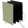 Goldbuch Leporello Papel de carta de cáñamo Verde humo 10 fotos 13x18 cm
