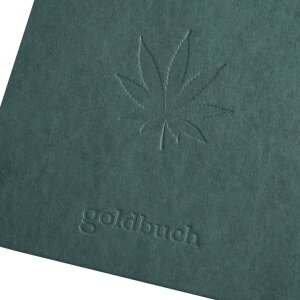Goldbuch Leporello Cáñamo Papelería Verde Medianoche 10 fotos 13x18 cm