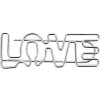 Walther Clips Decorativos de Metal PIMP AND CREATE Love 4 piezas