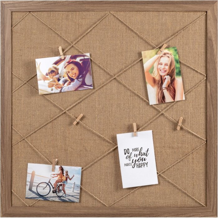 Walther Memoboard Sólido 60x60 cm marrón