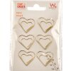Walther Clips Metálicos Decorativos PIMP Y CREA Corazón 6 piezas
