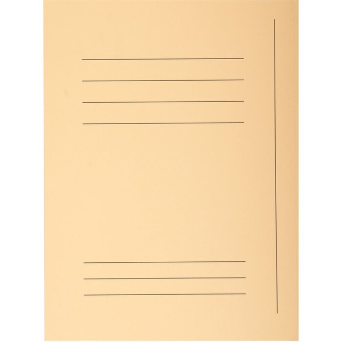SuperFile 210 Carpeta beige 3 solapas DIN A4 50 unidades 24x32cm