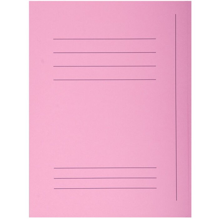 Paquete de 50 carpetas OfficeBuddy SUPER 210 Rosa 24x32cm A4