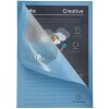 EXACOMPTA Carpetas con ventana 160 g azul intensivo A4 sin plástico 100 unid.