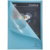 EXACOMPTA Carpetas con ventana 160g DIN A4 22x31cm SUPER azul claro 100 unidades