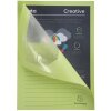 Exacompta paquete de 100 carpetas con ventana 22x31 cm DIN A4 sin plástico 160g verde claro