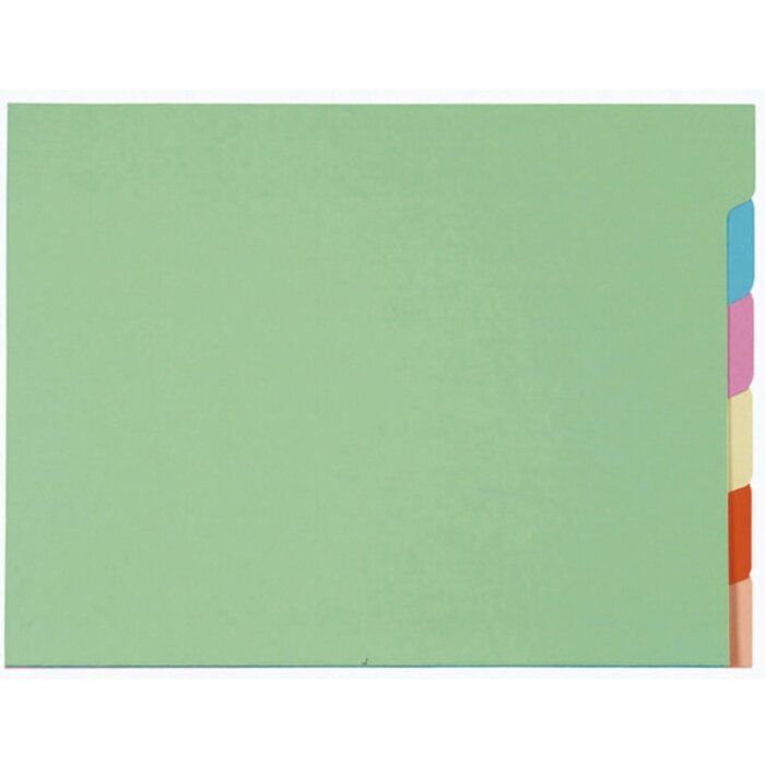 Exacompta archivadores carpetas colgantes 24x32cm 10x6 colores surtidos 210g