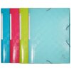 Exacompta 55220E Carpeta DIN A4 3 solapas cordón elástico colores surtidos