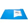 Carpeta Okap en formato DIN A4 con 3 solapas y banda elástica, de PP 0,5 mm azul