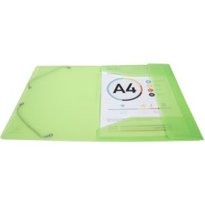 Exacompta Carpeta 3 Solapas Elástica Iderama A4 Verde Anís