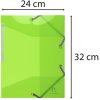 Exacompta Carpeta 3 Solapas Elástica Iderama A4 Verde Anís