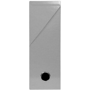 Caja de cartón para transferencias, lomo 90mm, 25x33cm para DIN A4 - Iderama - Gris