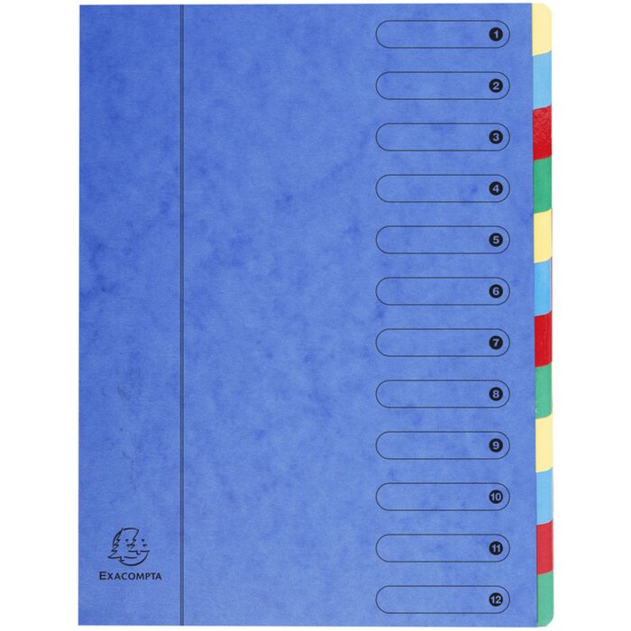 Carpeta 12 piezas A4 Armónica azul