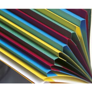 Carpeta 12 piezas A4 Armónica azul