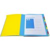 Carpeta 12 piezas A4 Armónica azul