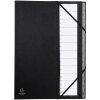 Exacompta carpeta Ordonator 12 partes 1-12 pestañas negro