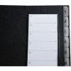 Exacompta carpeta Ordonator 12 partes 1-12 pestañas negro
