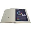 Exacompta organizador 24 compartimentos A-Z Kraft DIN A4 25x33 cm