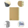 Exacompta organizador 24 compartimentos A-Z Kraft DIN A4 25x33 cm