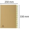Exacompta organizador 24 compartimentos A-Z Kraft DIN A4 25x33 cm